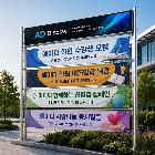 LED현수막 게시대, 전광판
