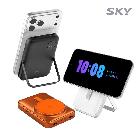 (판촉물 기념품 홍보물 스티커 인쇄) 스카이 필 솔리드 맥세이프 10000mAh PD20W 반고체 고속 충전 보조배터리
